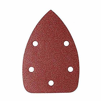 Black and Decker Mouse Sander Pads 120 Grit 50 Pack, Detail Palm Sand Paper  Set, 12 Hole Hook and Loop Sanding Pads, Mouse Sander Sandpaper by S&F  STEAD & FAST 