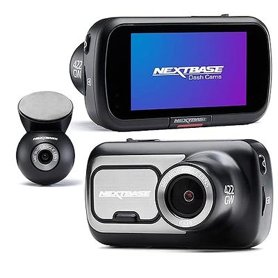  NEXTBASE 522GW Dash Cam 1440P/30fps Quad HD with Wi-Fi  Bluetooth 10Hz GPS- Built-in Alexa- Night Vision- Parking Mode- 280/360  Degree Dual 6 Lane Wide Recording : Electronics