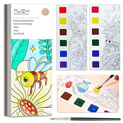 Heshengping 48 Color Colored Pencils Set for Coloring Books with 3