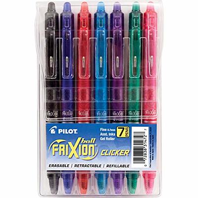 Pilot FriXion Fineliner Erasable Marker Pens, Fine Point, Assorted Ink, 10  Count 