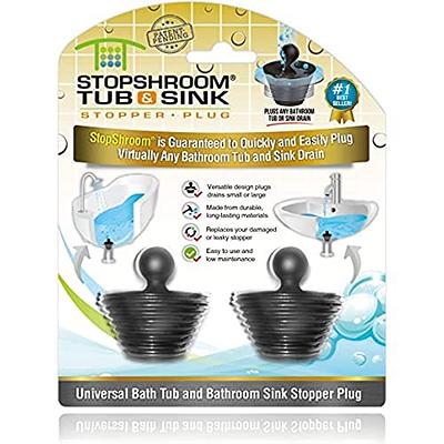 WYSUMMER Drain Stopper Set,4 Sizes Bathtub Stopper Rubber Sink Stoppers Set White Stopper Plug with Hanging Ring for Bathtub, Kitchen and Bathroom