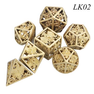 Eagle Pattern Hollow Dnd Dice Set Polyhedral Metal Dice Trpg Games Board Game Dice Dragon Dungeon Rpg Yahoo Shopping