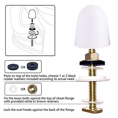 boeemi Toilet Flanges and Wax Rings for Toilets with Extended Flanges and  Extra Thick Wax Rings for Floor Exit Toilets New Installation or