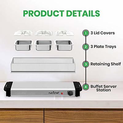 Food Warming Tray / Buffet Server / Hot Plate Warmer