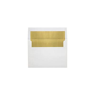 LUXPAPER A7 Invitation Envelopes for 5 x 7 Cards in 80 lb. Bright White,  Printable Envelopes for Invitations, w/Peel and Press Seal, 50 Pack,  Envelope