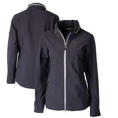 Women's Cutter & Buck Gray Chicago Bears Throwback Logo Vapor Full-Zip Rain Jacket Size: Medium