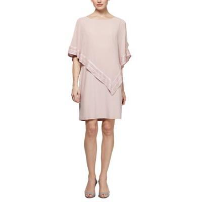 Plunging Lace Trim Dress with Puff Sleeve – Endless Rose