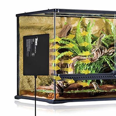 Aiicioo Under Tank Heater Thermostat - Reptile Heating Pad with Temperature  Control Reptile Heat Mat for Combo Set for Hermit Crab Lizard Terrarium