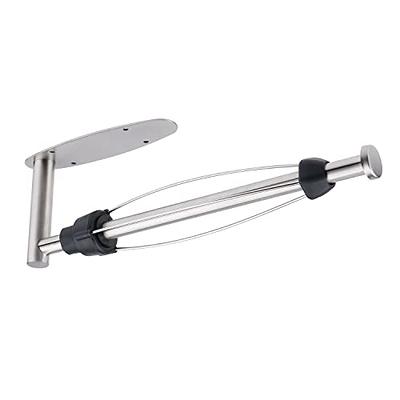 Paper Towel Holder under Cabinet with Special Ratchet System, Adhesive Paper  Tow