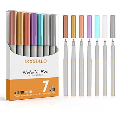 DOOHALO Gold Metallic Pen for Cricut Maker 3/Maker/Explore 3/Air 2