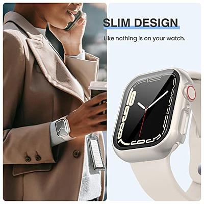 onn. 45mm Clear Protective Bumper Case for Apple Watch