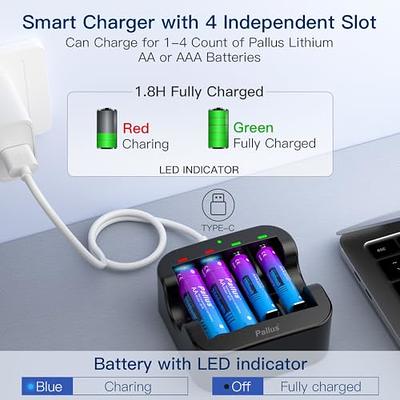 Duracell, DURNLAA4BCD, StayCharged AA Rechargeable Batteries, 4