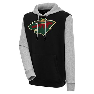 Antigua Minnesota Wild Mens Victory Applique Pullover Hoodie Sweatshirt