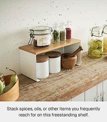 expandable stack-up rack counter organizer spice