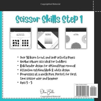 Scissor Skills Activity Book For Kids Ages 3-5