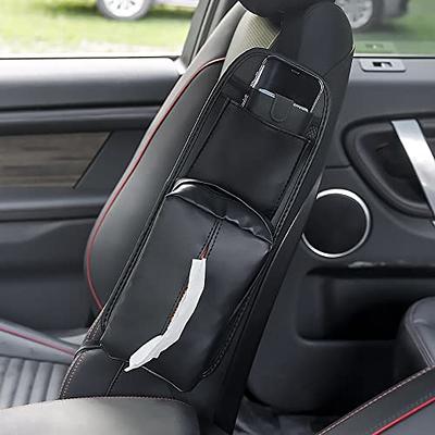 Car Seat Side Back Storage Organizer Mesh Multi Pocket Hanging Bag Holder  Black