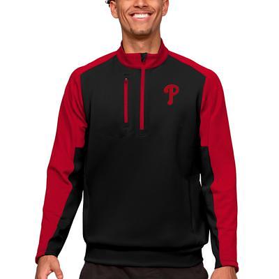 Men's Fanatics Branded Black Philadelphia Phillies Official Team Logo Long Sleeve T-Shirt