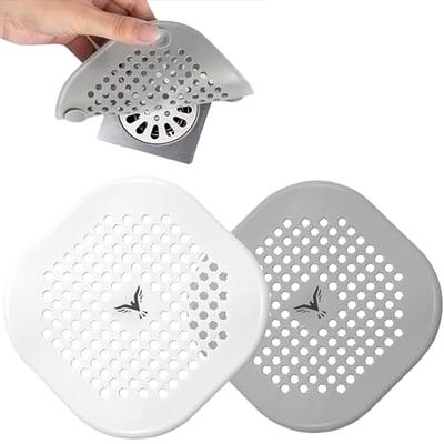 MFTEK Drain Hair Catcher Tub Drain Protector Stainless Steel Bathtub Shower Drain Hair Stopper Strainer Trap for Shower Bathroom Sink to Catch Hair