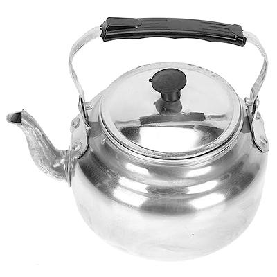 Kisangel Stainless Steel Water Kettle Whistling Teapot Mini Hot Water  Stovetop Tea Kettle for Sounding Kettle,Orange