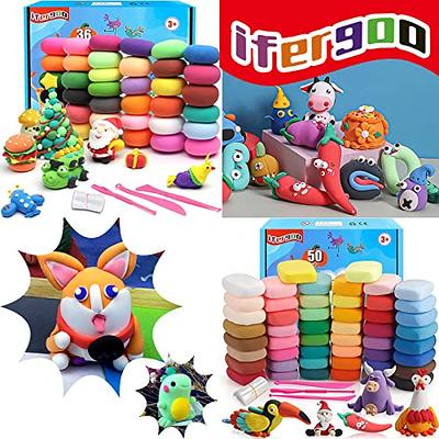 Air Dry Clay Kit - 50+36 Colors Magic Modeling Ultra Light Clay, Safe &  Non-Toxic, Kids Art Crafts Gift for Boys and Girls - Yahoo Shopping