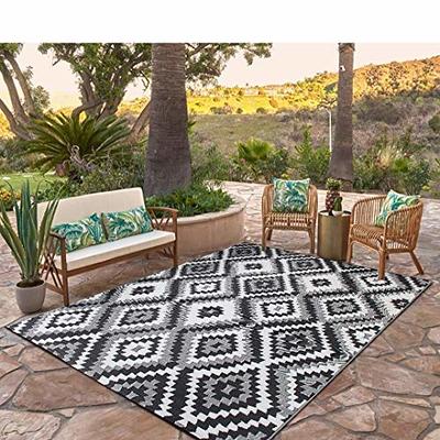  Kohree Outdoor Plastic Straw Rug 6x9, waterproof mat