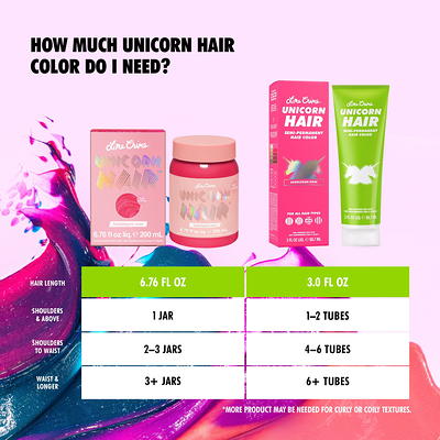 Lime Crime Unicorn Hair, Semi-Permanent Hair Color, Vegan, Full