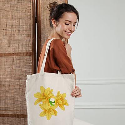 Blank Canvas Tote Bags Bulk Shopping Bag For Crafts Diy Reusable