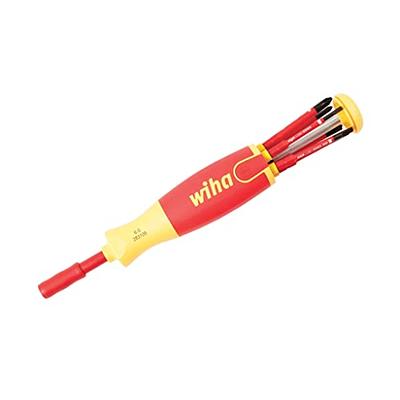 Wiha 28393 Insulated Slim Line Precision Pop Up Screwdriver Set