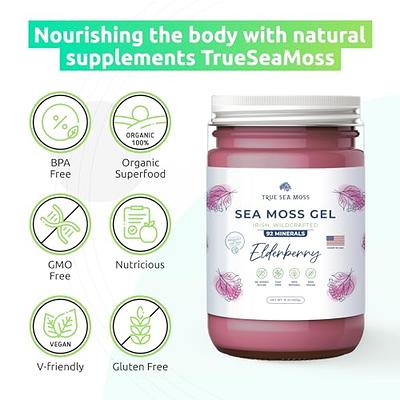 TrueSeaMoss Wildcrafted Irish Sea Moss Gel – Nutritious Organic