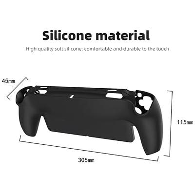Silicone Protecor Cover Case Compatible with Playstation Portal Remote  Player,Protective Skin Cover for PS5 Portal-Shockproof Anti-Scratch (Black)
