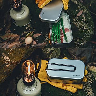 Compact Titanium Lunch Box for Outdoor Activities LeakProof 800ml Capacity