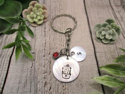 Custom Letter Keychain, Initial Personalized Gifts For Her