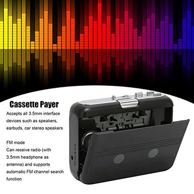 Walkman Cassette Player,Retro Cassettes Tape to MP3 CD Converter, Portable  USB Casete Capture Stereo Audio Music Player Compatible with Laptop/PC