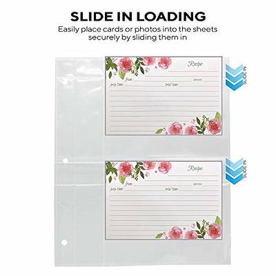 Sheet Protectors for 3 Ring Binder - 500 Premium Clear Plastic