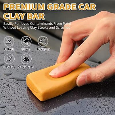 Heavy Duty Car Clay Bar 4 Pack 100g Premium Grade Clay Bars Auto Detailing  Magic Clay Bar Kit Cleaner Car Detailing Kit with Washing and Adsorption