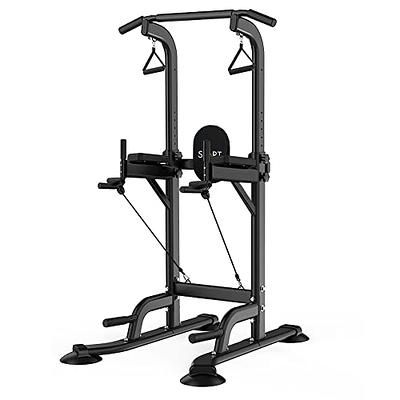 Body Champ Multi-Function Pull Up Bar, Exercise Equipment, Home Gym Power  Tower, Power Station for Pull Ups, Push Ups, Vertical Knee and Leg Raises  and Dip Stand, VKR1010, Grey, One Size, Dip