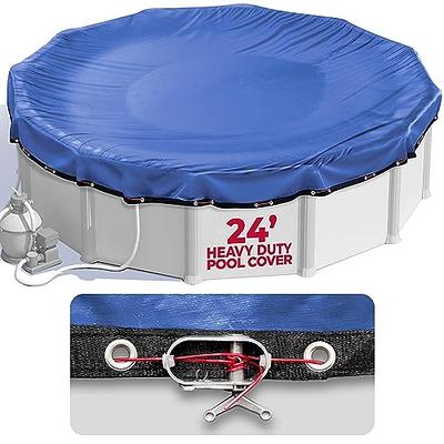 WaterWarden Aboveground Pool Net, 27’ Round, Blue – DIY System, For Kid  Safety, Made of Durable UV Protected Polyethylene Material, WWN27, 27