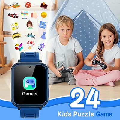 Kids Smart Watch Boys 5-7 8-10, Kids Watch with 24 Games, Kids