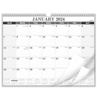 2024 Monthly & Weekly Planner: Large 12 Months Calendar from January to  December 2024 with Federal Holidays. Cat Cover. - Yahoo Shopping