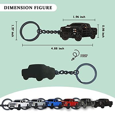 JDIRECT Sleek Metal Keychain Compatible With Ford F150 - Fits All Models,  For Ford F150 Accessories, Gifts, Keyrings