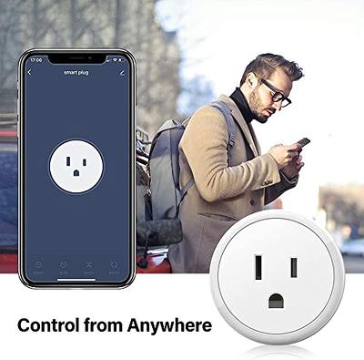 BN-LINK Smart Wi-Fi Plug Outlet Compatible with Alexa, Echo & Google Home,  Remote Control, Timer Function, No Hub Required, 2.4G WiFi Only (2 Pack)