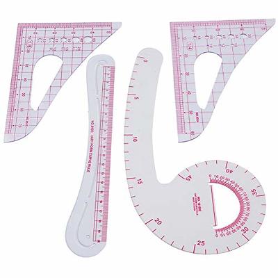  Flexible Ruler Pink, 12 in (30 cm) Soft Plastic Shatter  Resistant Straight Edge Ruler, Bendable Kids & Adults Ruler w/Inches &  Metrics Also Available in Blue, Purple, Red, Grey, Green, 1