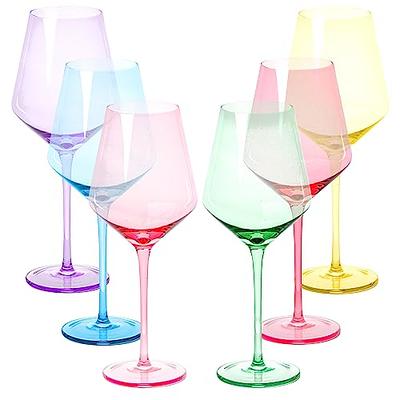 Kate Aspen Multi-Color Hobnail Beaded Drinking Glasses Set of 24, (10 oz)  Vintage Glassware Set Cocktail Glass Set, Juice Glass, Water Cups