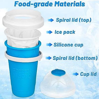 Silicone Quick-frozen Ice Cream Maker Squeeze Cup Diy Homemade Durable  Quick Cooling Slush Cups Milkshake Bottle Smoothie Cup