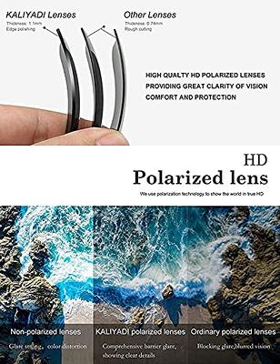KALIYADI Polarized Sunglasses for Men and Women Matte Finish Sun glasses  Color Mirror Lens UV Blocking (2 Pack) - Yahoo Shopping