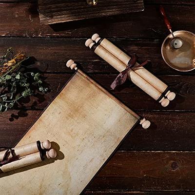 SEWACC Calligraphy Scroll 2 Pcs Calligraphy Paper Rice Paper Blank Hanging  Scroll Chinese Calligraphy Chinese Paper Scrolls for Art Painting