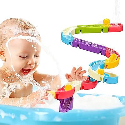 Bath Toys for Toddlers 1-3 Years Old, Bathtub Toy for Kids 3-4-5 Age,Water  Bath Tub Toys with Water Slide &Marine Organism and Lovely Cups,14 Pcs Baby