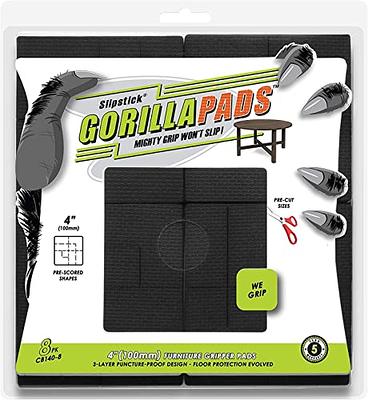 Slipstick GorillaPads Anti-Skid 1.5-in Black Rubber Pads | CB149