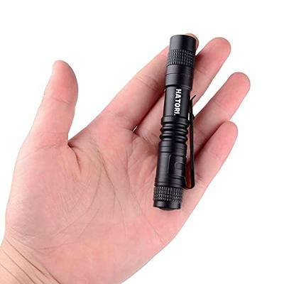 LETMY Tactical Flashlight, Super Bright LED Mini Flashlights with Belt  Clip, Zoomable, 3 Modes, Waterproof - Best EDC Flashlight for Gift, Hiking