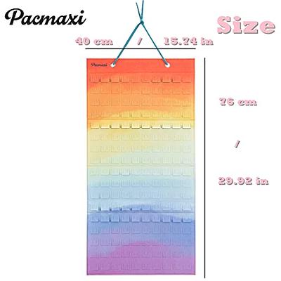 PACMAXI Hanging Brooch Pin Organizer, Display Pins Storage Case, Brooch Collection Storage Holder, Holds Up to 96 Pins.(Not Include Any Accessories)